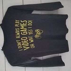 Boys long sleeve video game shirt size 7/8